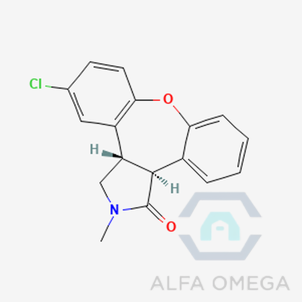 (3aR,12bR)-rel-5-Chloro-2,3,3a,12b- tetrahydro-2-methyl-1H- dibenz[2,3:6,7]oxepino[4,5-c]pyrrol-
1-one