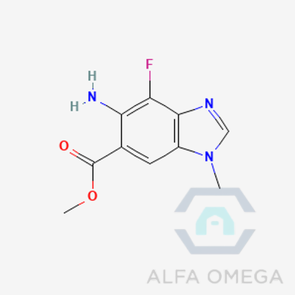Methyl 5-amino-4-fluoro-1-methyl- 1H-benzo[d]imidazole-6-carboxylate,