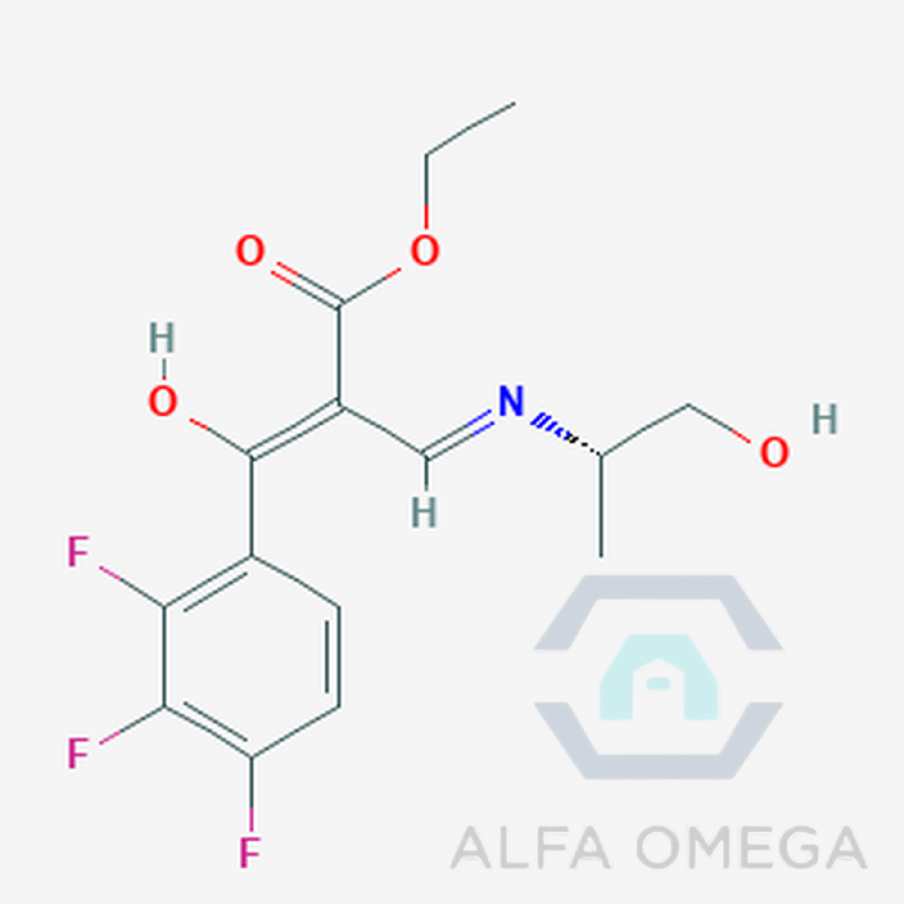 2,3,4-Trifluoro-α-[[[(1S)-2-hydroxy- 1-methylethyl]amino]methylene]-β- oxo-benzenepropanoic Acid Ethyl Ester