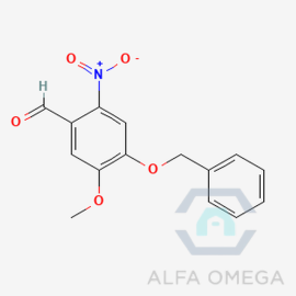 5-methoxy-2-nitro-4-
(phenylmethoxy) benzaldehyde