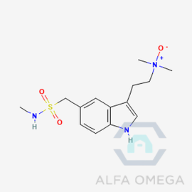 N,N-dimethyl-2-[5-(methylsulfamoylmethyl)-1H-
indol-3-yl]ethanamine oxide.