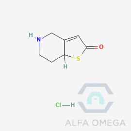 5,6,7,7a-Tetrahydro-thieno[3,2- c]pyridin-2(4H)-one Hydrochloride Prasugrel Impurity 7 / Prasugrel
Intermediate I/Impurity E