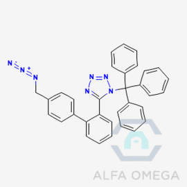 5-(4'-(azidomethyl)biphenyl-2-yl)-1-trityl-1H-
tetrazole.