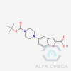 5-(4-(tert-butoxycarbonyl)piperazin-1 yl)benzofuran-2-carboxylic acid
(N-Boc Dimer St-03)