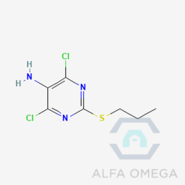 4,6-Dichloro-2-(propylthio)pyrimidin- 5-amine