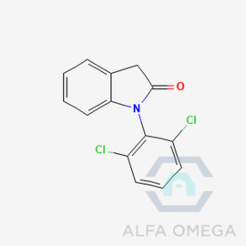 1-(2,6-Dichlorophenyl)oxindole Aceclofenac EP Impurity I
Diclofenac EP Impurity A