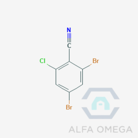 2,4-dibromo-6-chlorobenzonitrile