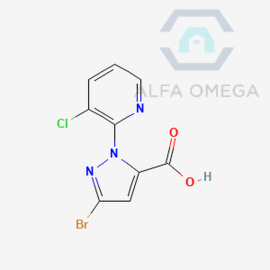 3-bromo-1-(3-chloropyridin-2-yl)-1H- pyrazole-5-carboxylic acid