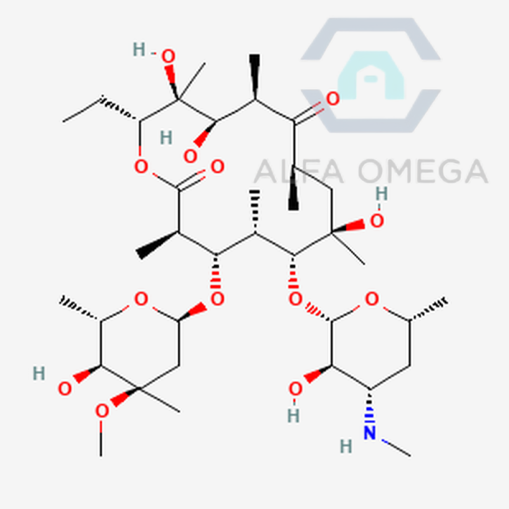 Erythromycin B (3’N-desmethyl
erythromycin A)