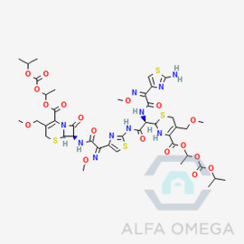 Cefpodoxime Proxetil  Impurity H (4,7-seco-Dimer)