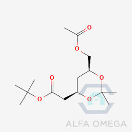 Rosuvastatin calcium Tert-Butyl 2-[(4R,6S)-6-(acetyloxymethyl)-2,